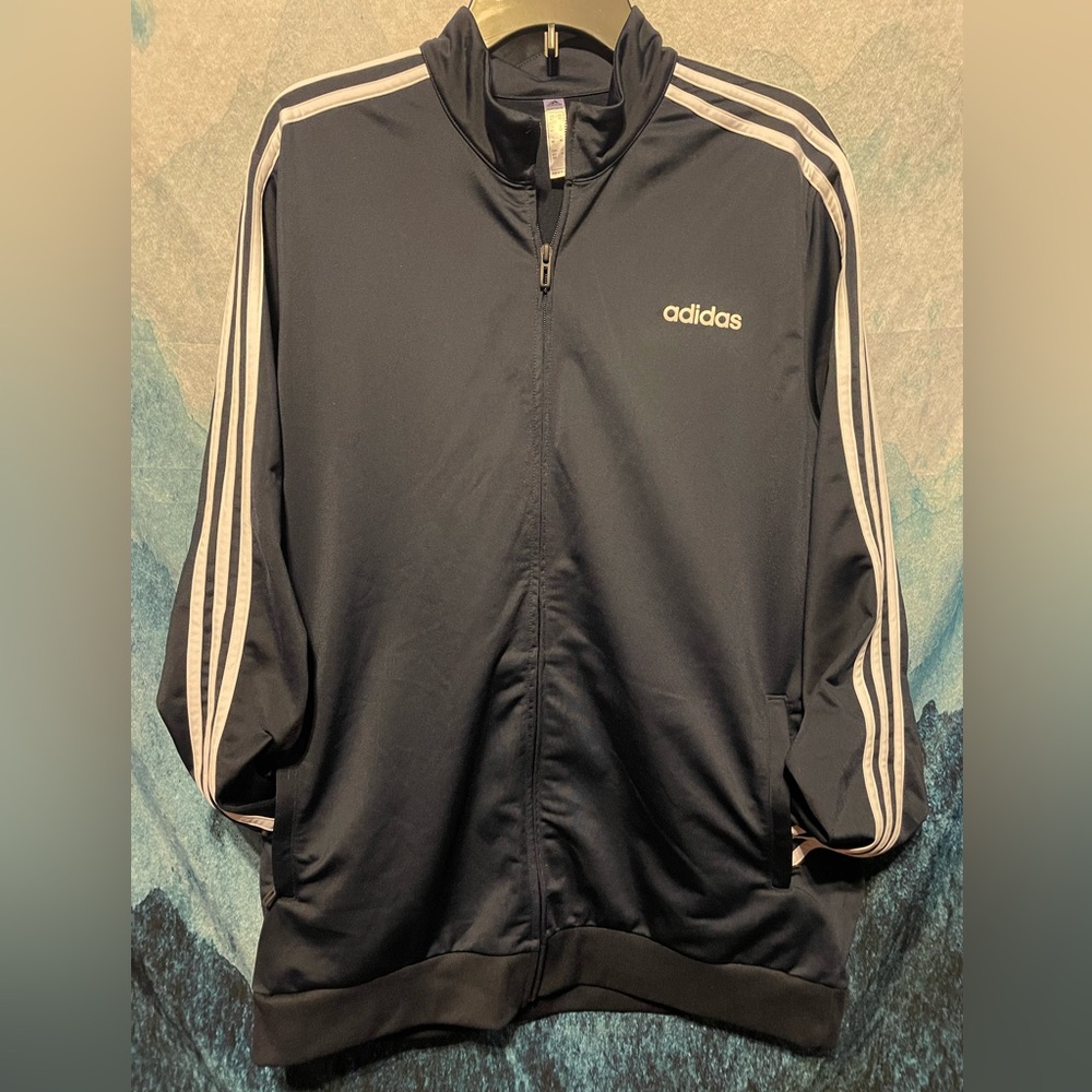 Adidas Men’s XLT full zip warm up jacket